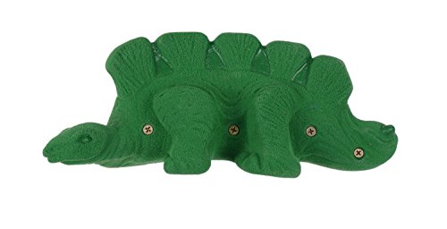 Atomik Rock Climbing Holds Screw-On Stegosaurus in Green