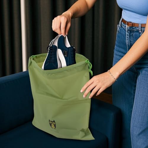 Waterproof Drawstring Bag, PE Plastic Storage Bag Organizing Bag for Sport Travel Organize Pouch for Clothing Shoes Toiletries 3 Sizes