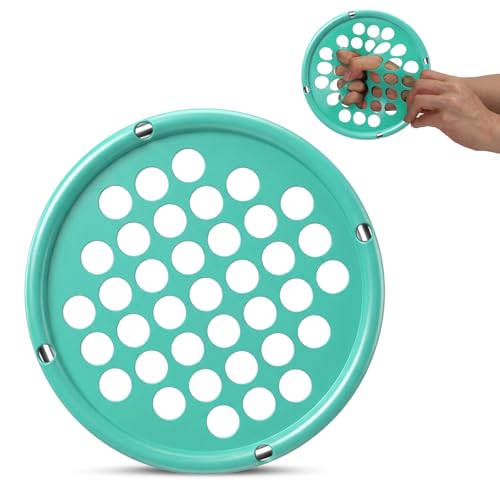 Hand Exercise Web, Finger Exerciser & Hand Strengthening | Latex Free, 7 Inch Portable, Physical Therapy Rehab, Hand & Finger Strengthener, Desk Office Travel - color: Green