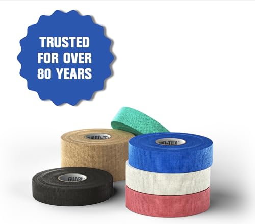 Guard-Tex® Beige Finger Tape 3/4 inch - Self-Adhesive No Residue - 16 Rolls - 90ft Per Roll - 1440ft Total - color: Beige, size: 3/4 Inch