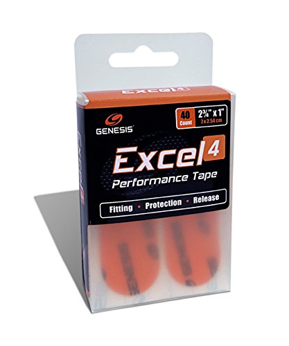Genesis Excel Performance Tape - Fitting & Protection Finger Tape for Bowlers - color: #4 - Orange