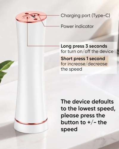Electric Callus Remover for Feet, Rechargable Foot File | 3 Speeds Foot Callus Remover, Waterproof Pedicure Kit with Foot Cream, Professional Feet Care for Dead, Hard Cracked Dry Skin - color: White