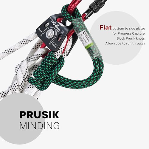 GM CLIMBING Haul Kit for 5:1 Mechanical Advantage Pulley Hauling Tensioning Load Releasing System Block and Tackle