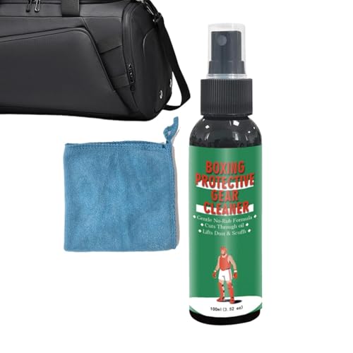 Gear Odor Spray - Boxing Gloves Deodorizer, Gym Equipment Cleaner with Fresh Use, Strong Anti, Fast Drying, Sanitizing Mist for Shoes Work Boots Clothing Bag Helmet Hockey Baseball