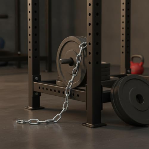 Home Gym Pull Up Station Accessory: Weighted Dip Belt with Heavy Duty Iron Chain for Strength Training - size: 7.87 x 0.79 x 0.79 in