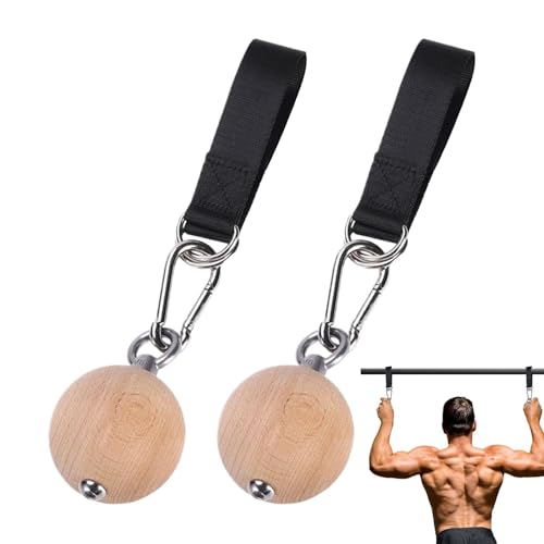 Rock Climbing Ball Grips 2 Pieces Rock Climbing Grip | Non-Slip Forearm Exerciser for Barbell Resistance Band Handle Training Exercise