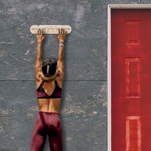 Wooden Hold Board Wall Climb Handle Frame Rock Climbing Pull Up Training | Climbing Wall Climb Handle Frame for Indoor Home Gym - color: B
