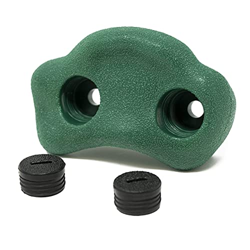 Squirrel Products Rock Climbing Holds for Kids, Deluxe Extra Large Climbing Rocks with Mounting Hardware - DIY Rock Wall Indoor & Outdoor Playground Accessories Wall Climbing Kit - Ages 3+ - style: 10 Pack with Patented Safety Plugs