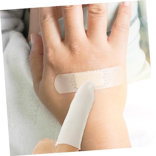 Finger Picking Prevention 200pcs Cotton Finger Caps Fabric Protective Cover