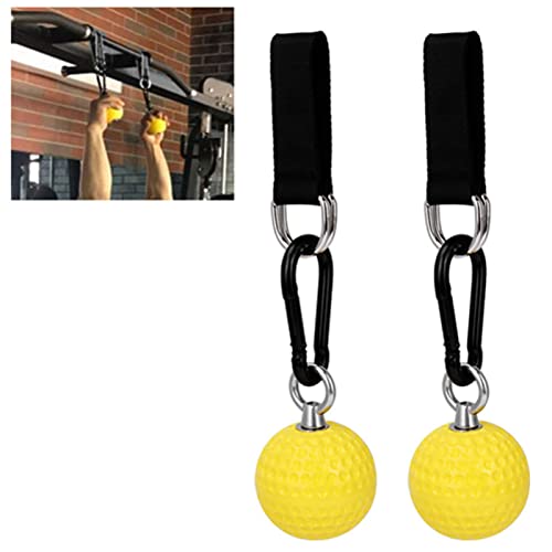 Pull Up Ball Grip,Non Slip Rock Climbing Holds Pull Up Ball for Strength Training Attachment,good grip feeling and even distribution of concave points on the surface,200KG