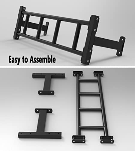 Wall Mounted Pull Up Bar, Heavy Duty Ceiling Clim e, Home Gym Multifunctional Strength Training Fitness Equipment, Load 300kg