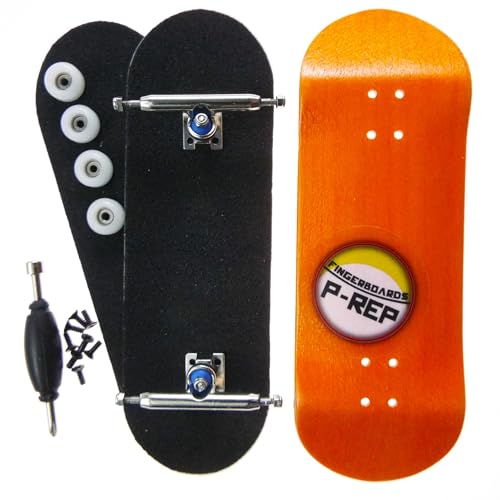 P-REP V2 Performance Complete Wooden Fingerboard 32mm - Orange - style: V2 Performance