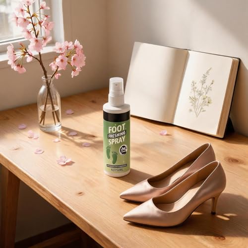 Shoe Odor Spray | 60ml Powerful Long-Lasting Remover,Shoe Smell Remover - for Leather Boots Footwear Tennis Hockey Closet Home Sneaker