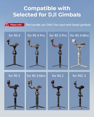SmallRig Sling Handle Gimbal Handgrip for DJI RS 2 / RSC 2 / RS 3 / RS 3 Pro/RS 3 Mini/RS 4 / RS 4 Pro/RS 4 Mini/RS 5, Adjustable Gip for Low Angle Shots, w/QD Socket - style: Gimbal Handle