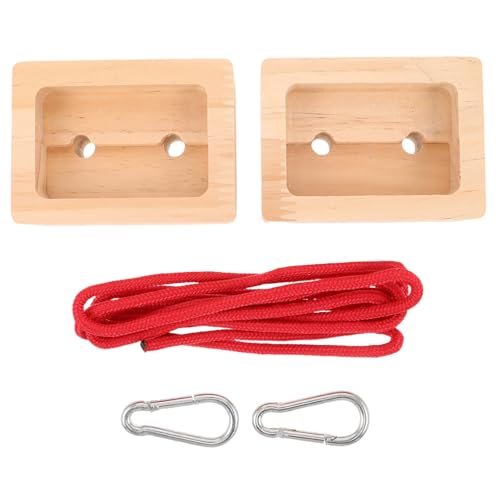 VANZACK Hangboard Strength for 2pcs Wooden Climbing Finger Portable Training, Modular Design, Lightweight Sturdy and Fitness Routines and Outdoor Use by Climbers