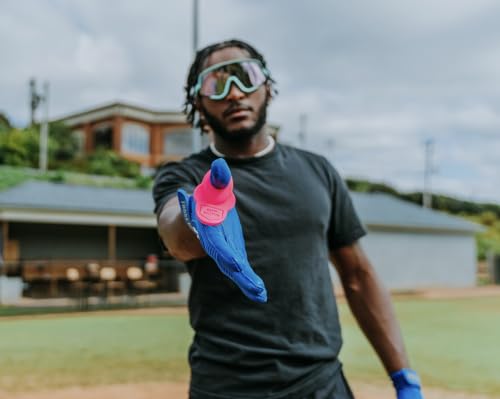 Baseball Thumb Guard, Batters Batting Grip, Finger Guard, Accessory, Batting Protection, Reduce Bat Sting, Hitter, Tool, Bat, Hitting Accessory - color: V1 Pink