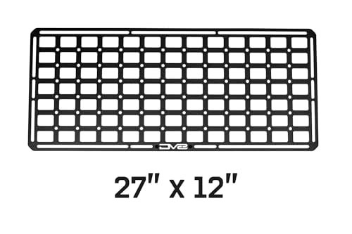 DV8 Universal Molle Panels 27" x 12" for Garages Available in 3 Sizes | Can Mounted Almost Anywhere Including Vehicles, Universal Mounting for Tools, Recovery Gear, & More - size: 27" x 12"