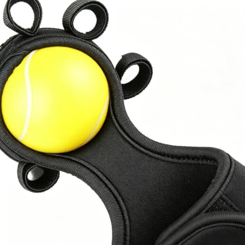 Hand Exercise Balls Finger Muscle Trainer Tool | Hand Strengthening Gear for Weightlifting Office Rock Climbing Home Fitness Gym Outdoor Workout - color: Yellow