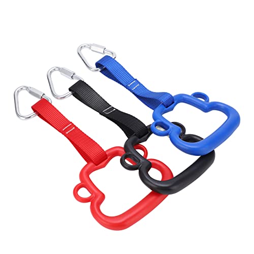 Gymnastic Rings, 440 lbs Load Bearing Outdoor Climbing Rings Durable Hanging Equipment for Kids Families Backyard Play Gymnastic Training