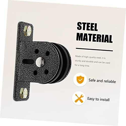Rope Guide Pulley Mute Fitness Pulley Multipurpose Steel Construction for DIY Cable Machine
