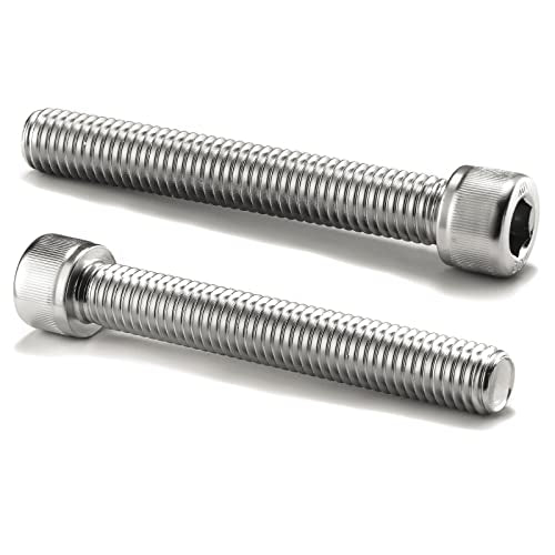 1/2-13 x 3-1/2" Socket Head Cap Screws Bolts, 20Pcs 304 Stainless Steel 18-8, Allen Socket Hex Drive, Full Thread, Bright Finish by SG TZH(with Hex Spanner) - size: 1/2-13 x 3-1/2"