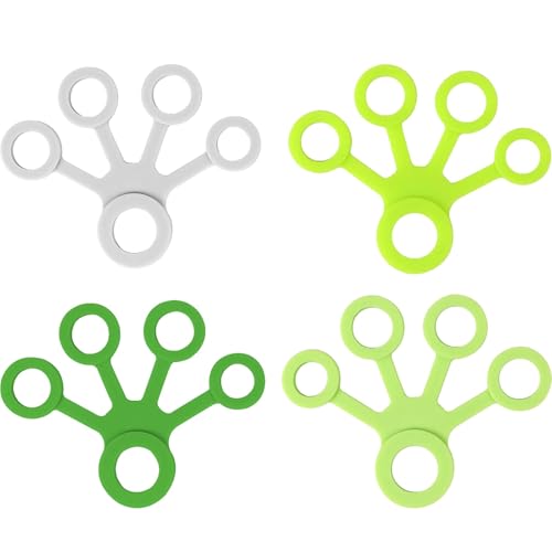 4 Pcs Silicone Finger Bands, Soft Hand Stretcher, Finger Exercise