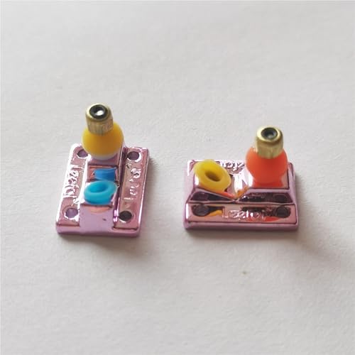 Fingerboard Truck Base with Soft PU Bushing Pivot Cup for Finger Skate Board Professional Mini Skateboard(Regular Pink) - color: Regular Pink