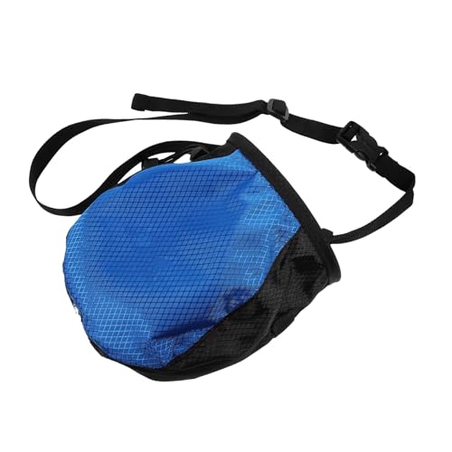 Abaodam Chalk Bag for Climbing Storage for Bouldering Weightlifting Wear-Resistant Design for Gymnastics and Outdoor Training Blue-Black Combination