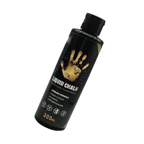 Liquid Chalks Gym Grip Enhancer Quick Drying Long Lasting Gel Body Bouldering Antislip Fluid Easy to Use Grip Enhancer - color: 200ml