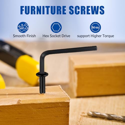 50 Pcs 1/4-20 x 1/2 Flat Head Hex Socket Cap Screws Bolts,Black Oxide 304 Stainless Steel 18-8,Allen Socket Drive,Fully Machine Thread (1/4-20 x 1/2 50pcs) - size: 1/4-20 x 1/2 50pcs