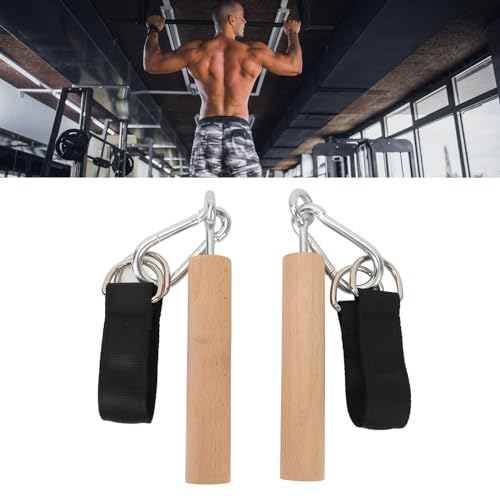 Tbest Pull Up Attachments, 1 Pair Multifunction Portable Rock Climbing Holds Training Set Pull Up Handles Grip Exercise Handle for Indoor Outdoor