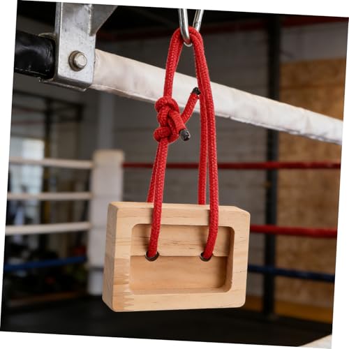 Didiseaon 2pcs Portable Wooden Hangboards for Rock Climbing with Lightweight Design and Easy Installation, for Climbers Training Core Strength and Endurance During Fitness Routines