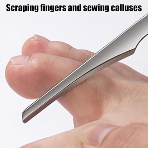 2-Pack Stainless Steel Foot Files and Callus Removers for Men Women - Foot Care Tools for Hard Skin Removal ﻿
