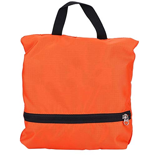 Rock Climbing Rope Bag portable Foldable climbing bag with Large Rope Tarp and Adjustable Shoulder Straps Waterproof Large Capacity Backpack ultralight Outdoor Hike Gear Equipment (orange)