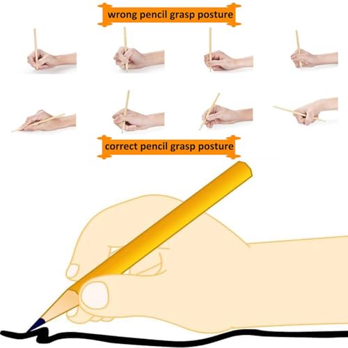 SANNIX 16 Pack Pencil Grips for Kids Handwriting, Pencil Holder for Kids | Handwriting Grip, Ergonomic Training Pen Grips, Writing Tool for Toddlers, Preschoolers, Children - color: 16pcs-2 Finger Grip
