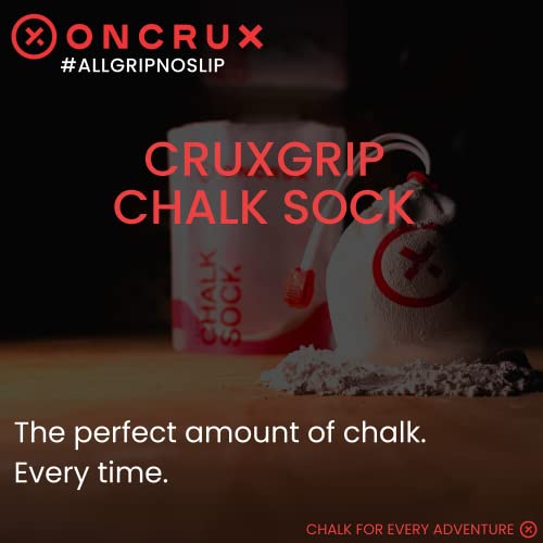 Chalk Sock 2 oz - Premium Refillable Chalk Ball - Made in USA - Performance Grade Grip Enhancer for Weightlifting, Rock Climbing, Gymnastics, Disc Golf and More