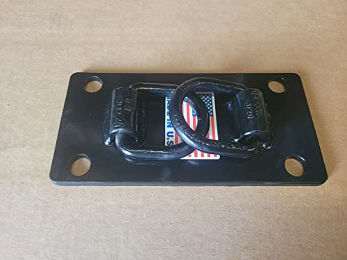 M.G.E. Products Kioti Bobcat Tractor Front Bumper Hitch D-Ring Bracket Tie Down Hooks - Powder Coated Steel - Made in USA