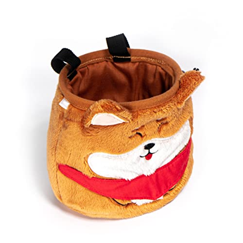 YY Vertical Rock Climbing Chalk Bags - style: Dog (Shiba)