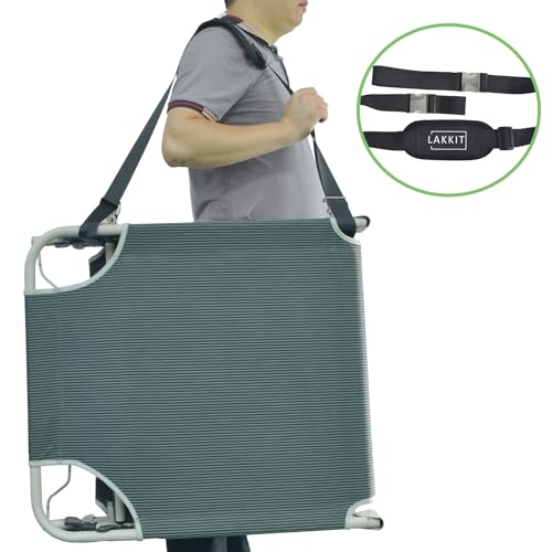 Adjustable Kick Scooter Shoulder Strap, Carrying Strap for Beach Chair, Carrying Shoulder Straps - color: Straps With Metal Buckle