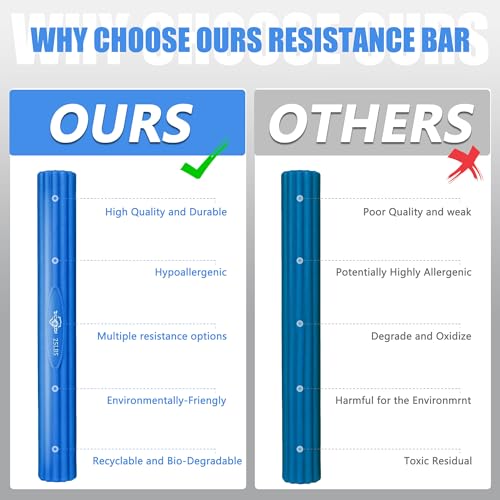 DICYWUDI Flex Therapy Bar and Grip Strength Trainers set, Physical Therapy & Resistance Bar for Golfers Elbow, Tendinitis, Wrist,Forearms Pain, Improve Grip Strength and Relieve Pain - color: Red/Green/Blue