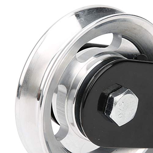 Fitness Equipment Bracket Stainless Steel Pulley Mute Hanging Wheel DIY Accessory