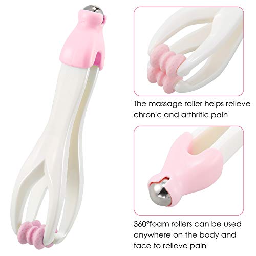 Nuanchu 3 Pieces Finger Wrist and Hand Massager Hand Massage Roller Tools Handheld Blood Circulation Tools for Man and Woman