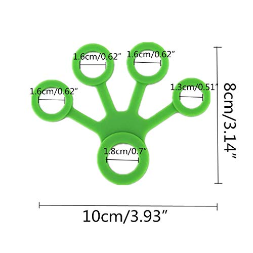 3PCS Finger Stretcher Resistance Bands Strength Trainer for Forearm Exercise Guitar Finger Strengtheners Rock Climbing 6.6 8.8 11 Pounds - color: style 3-1