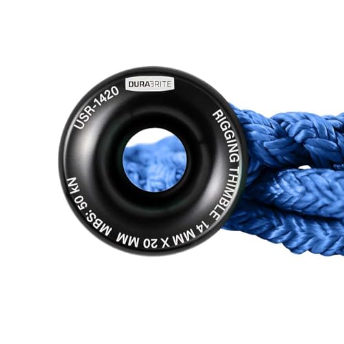 Pelican Rope Arborist Sling, USA Made 5/8" Adjustable Rigging Block Sling with Aluminum Ring - Single-Head, 14,800 LBS MBS / 1,480 LBS WLL, 12 Strand Green Polyester, Tree Climbing Gear, 15 FT - style: Single-Head | 5/8" - 15 FT