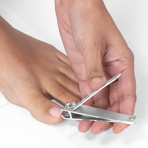Tweezerman Stainless Steel Nail Clipper Combo Set with 3 Nail Files Neon - color: Stainless Steel W/Nail Files