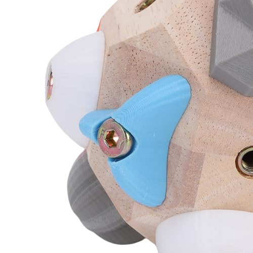 F&Yard Handheld Climbing Challenge Block Compact Route Practice Block with 12 Components Screws and Hex Wrench