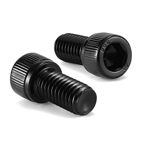1/4-20 x 3/4" Socket Head Cap Screws Bolts, 20Pcs 304 Stainless Steel 18-8, Allen Socket Hex Drive, Full Thread, Black Oxide by SG TZH(with Hex Spanner) - size: 1/4-20 x 3/4"