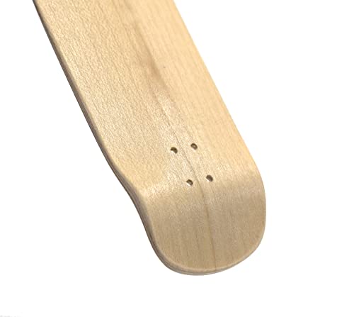 Teak Tuning Premium Wooden Fingerboard Deck, Poolparty Cruiser Shape - 33.5mm x 94mm - Pre-Drilled Holes - Includes Prolific Foam Tape