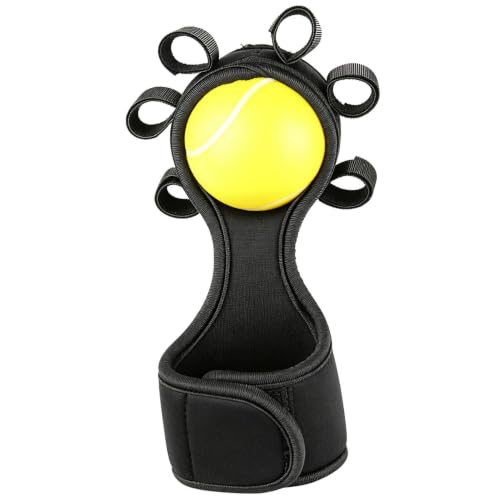 Grip Strength Ball Finger Muscle Trainer Ball | Finger Strengthening Tool for Workout Outdoor Weightlifting Rock Climbing Home Fitness Gym Office - color: Yellow