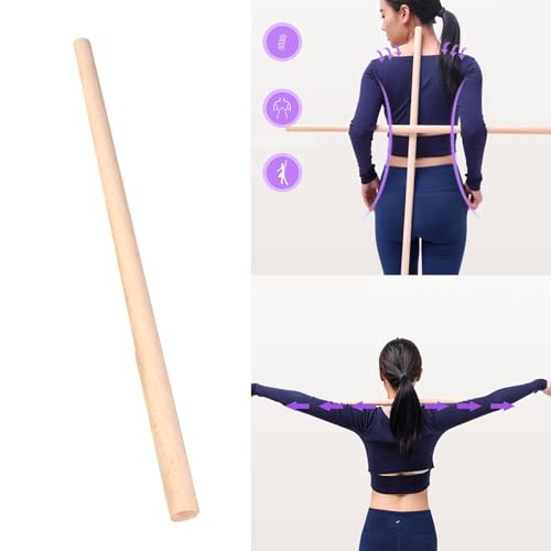 Correct Postures Exercise Stick Wood Training Mobility Fitness Poles Flexibility Enhancer Open Shoulder Flexibility Enhancer